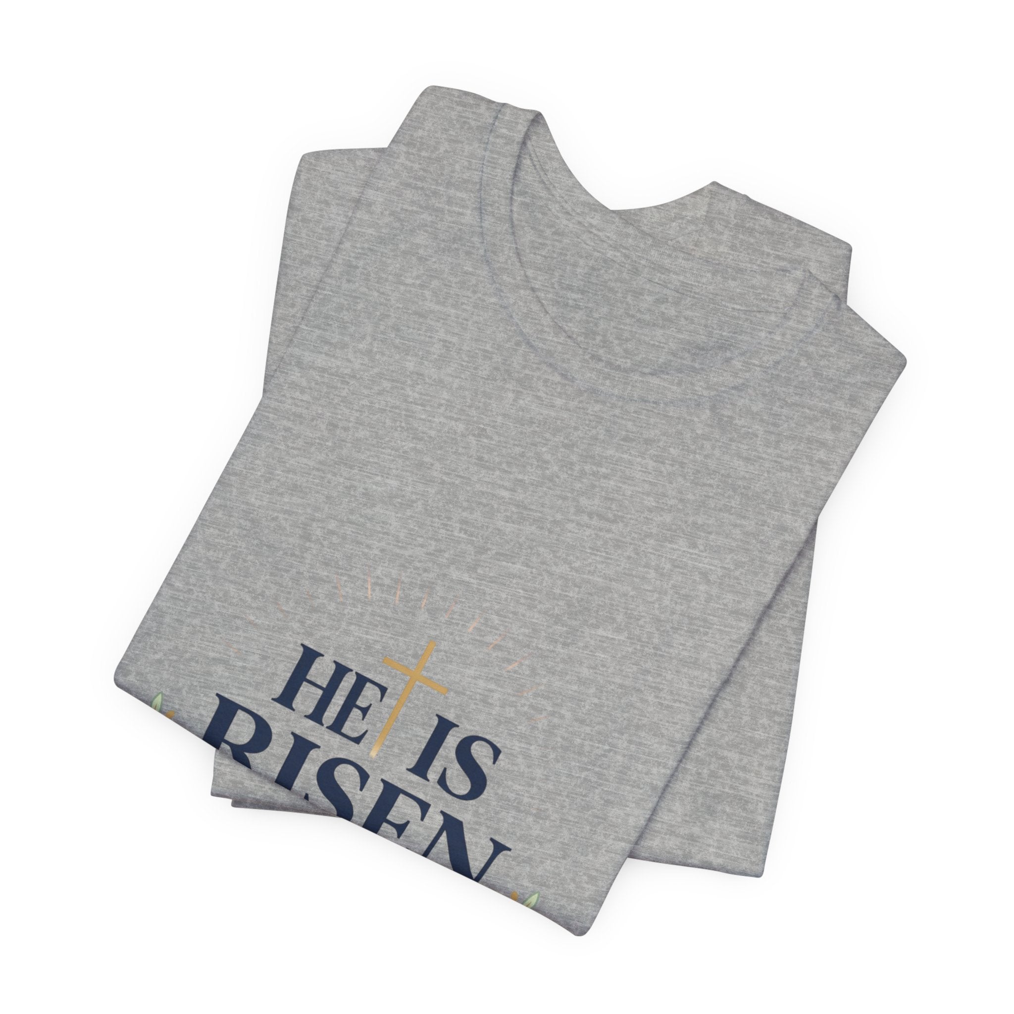 He Is Risen Tee | Easter shirt, Christian faith tee, resurrection shirt