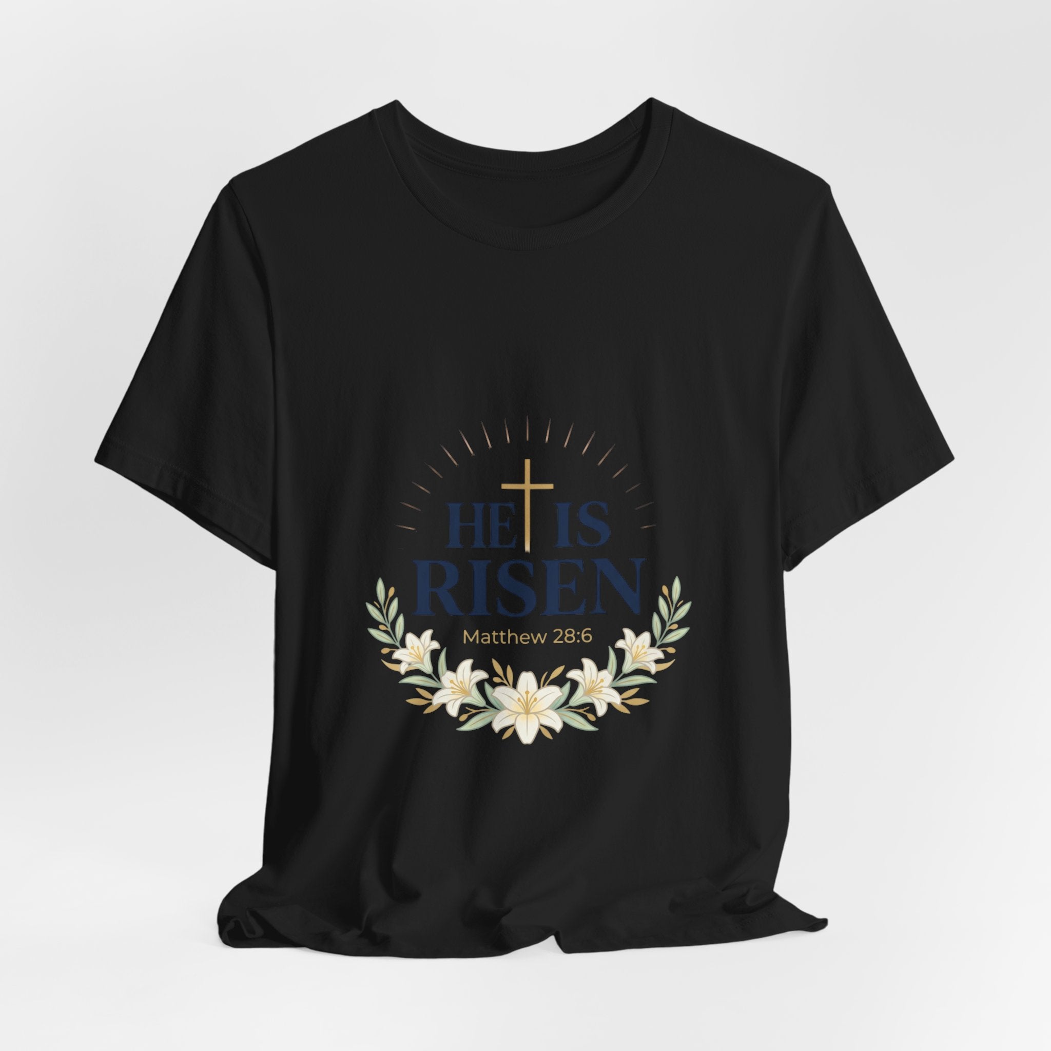 He Is Risen Tee | Easter shirt, Christian faith tee, resurrection shirt