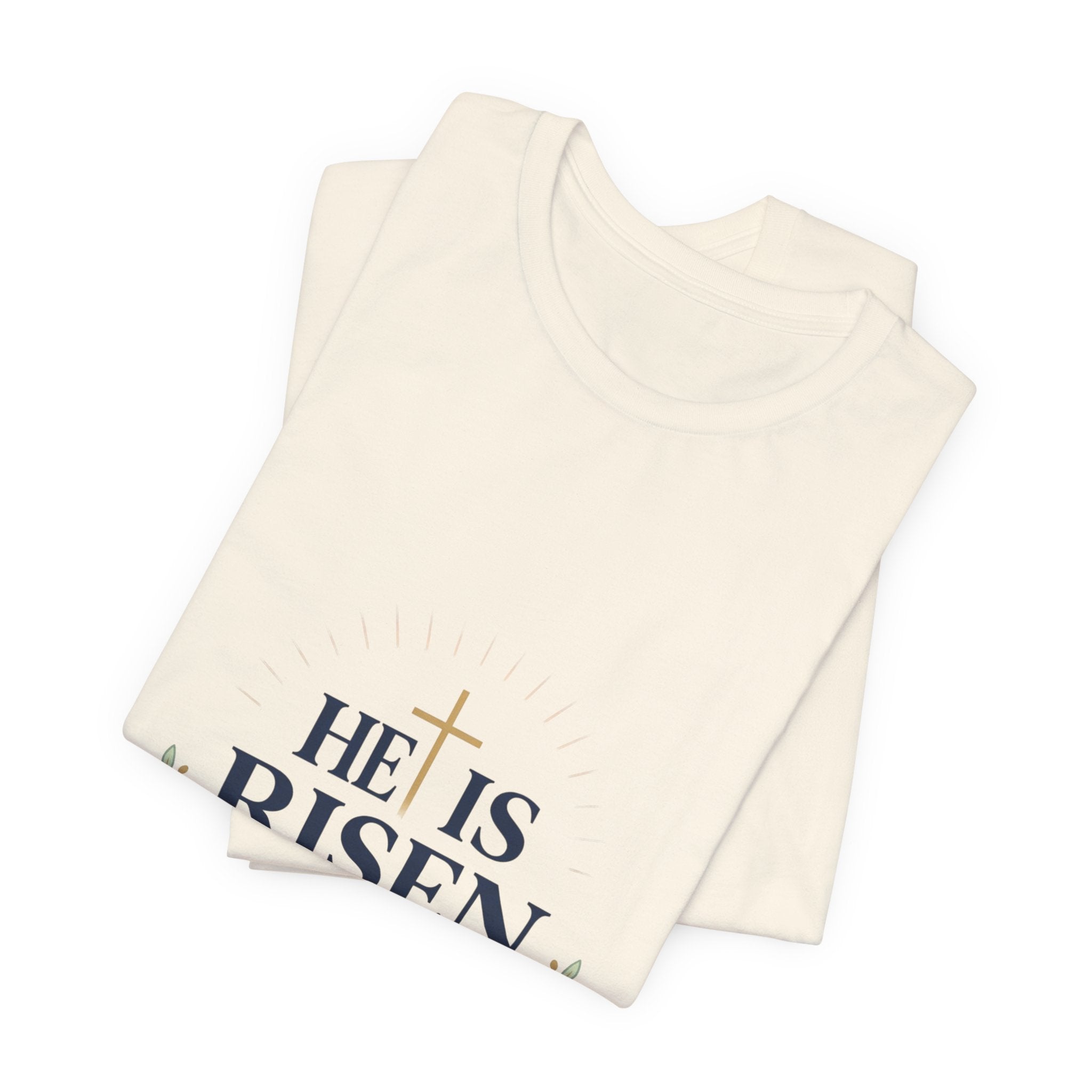 He Is Risen Tee | Easter shirt, Christian faith tee, resurrection shirt