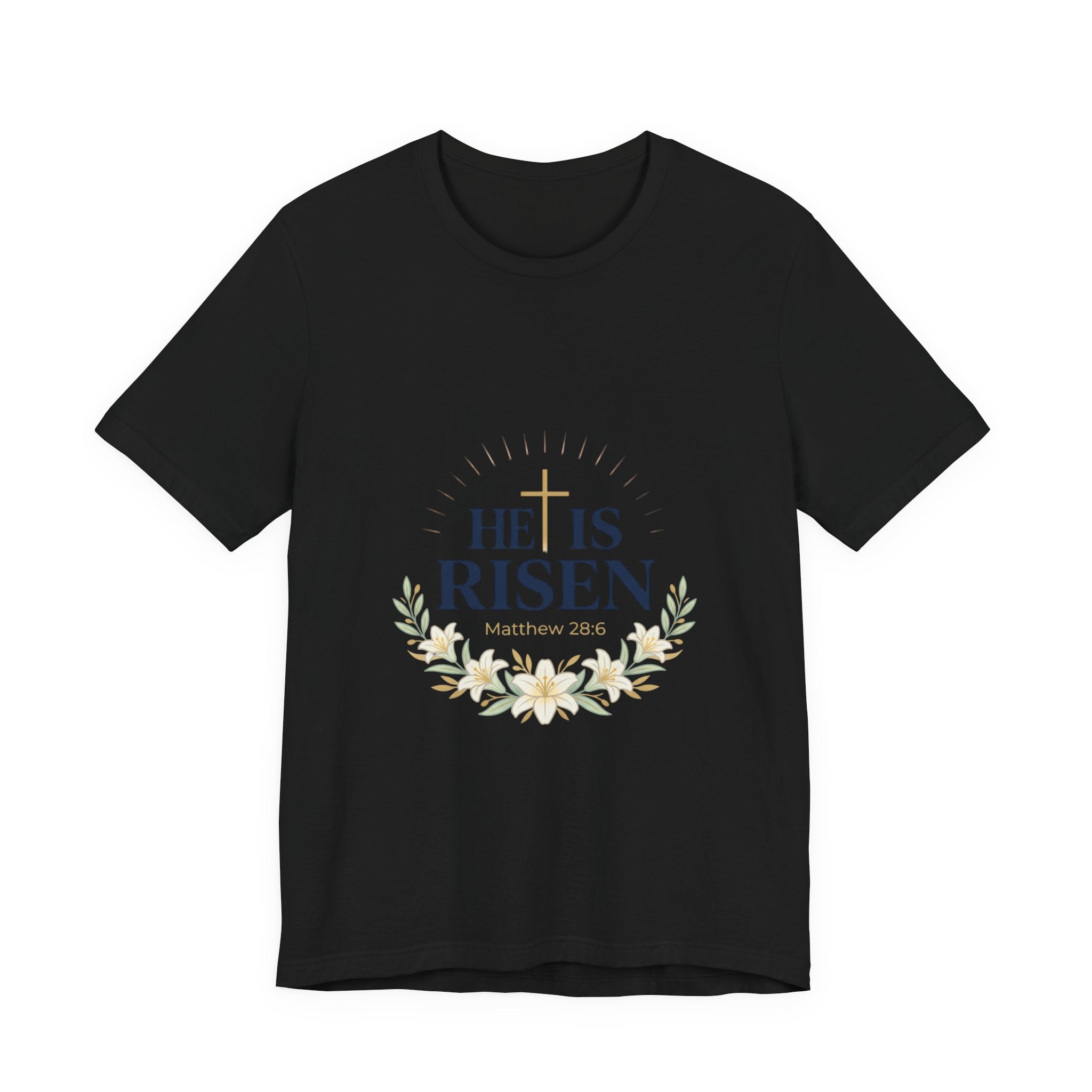 He Is Risen Tee | Easter shirt, Christian faith tee, resurrection shirt