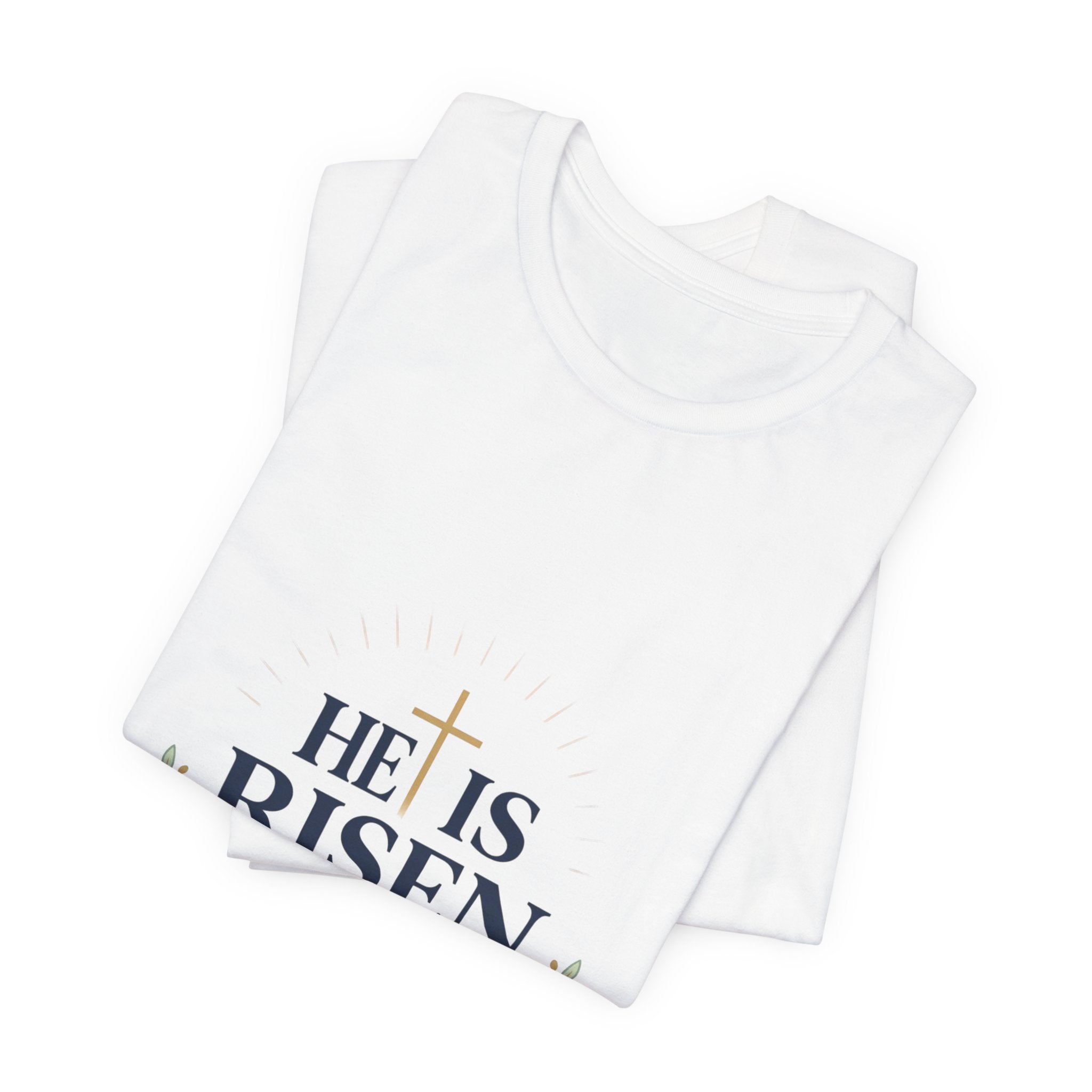 He Is Risen Tee | Easter shirt, Christian faith tee, resurrection shirt