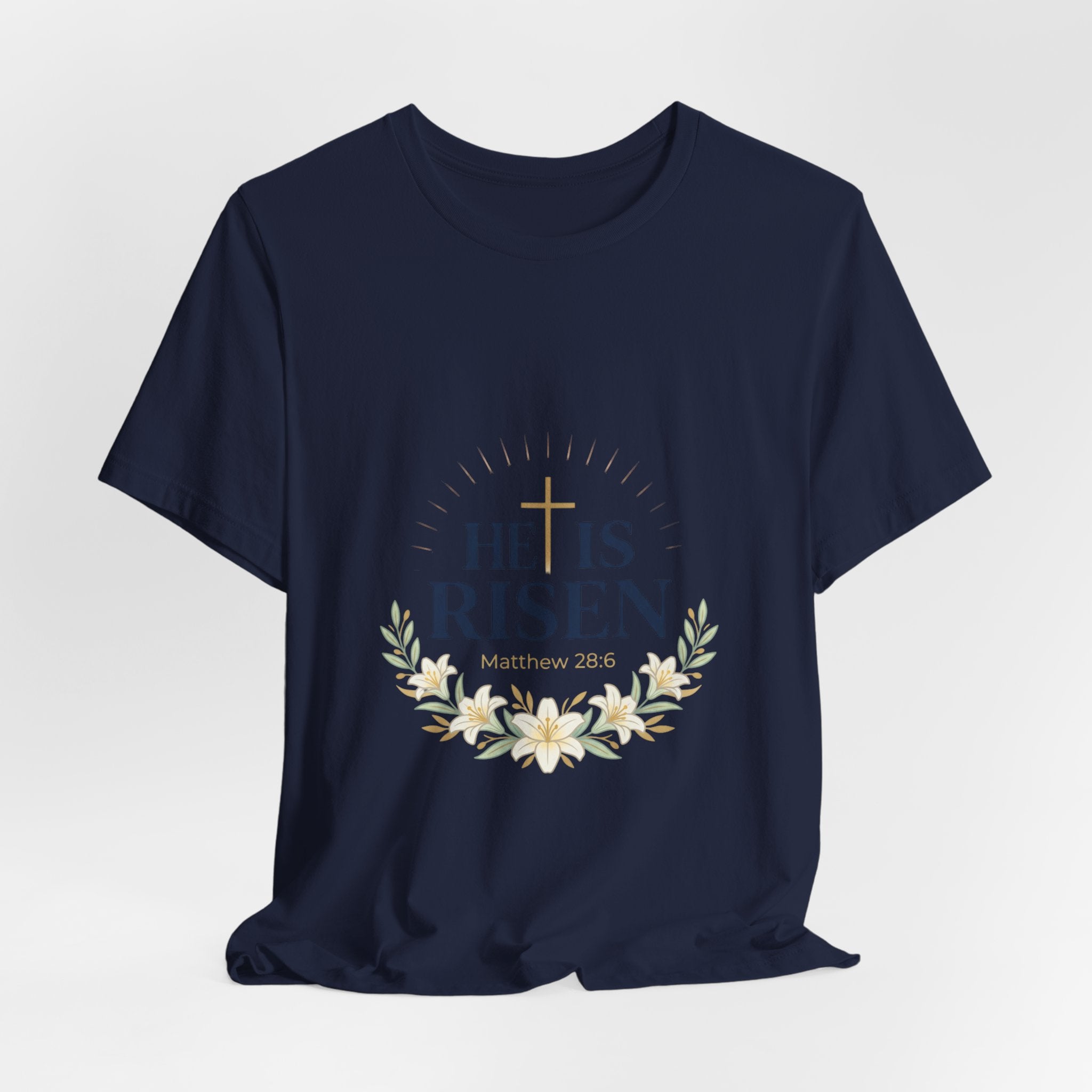 He Is Risen Tee | Easter shirt, Christian faith tee, resurrection shirt
